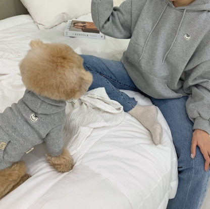 フリース裏起毛カップルパーカー　わんちゃん用