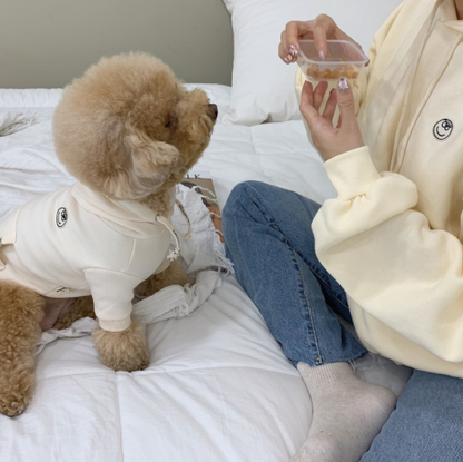 フリース裏起毛カップルパーカー　わんちゃん用